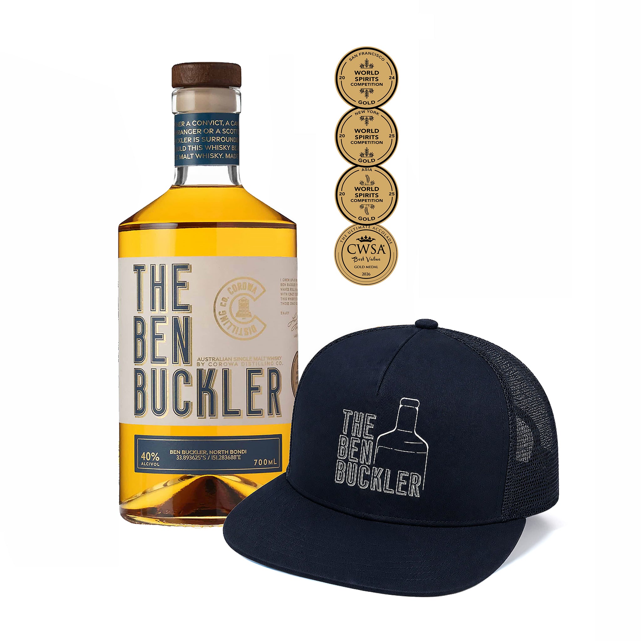 Father's Day Special: The Ben Buckler Single Malt Whisky 700ml & Free Limited Edition Cap